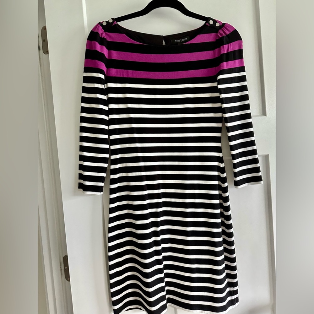 WHBM Striped Stretchy Dress